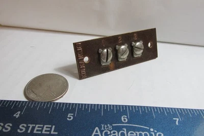 Kulka 3 position row terminal barrier strip Free Shipping - Image 1 of 3