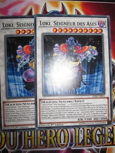 YU-GI-OH! COM PLAYSET (LOT DE 2) LOKI SEIGNEUR DES ASES LEHD-FRB31 ED1 NEUF - Bild 1 von 1