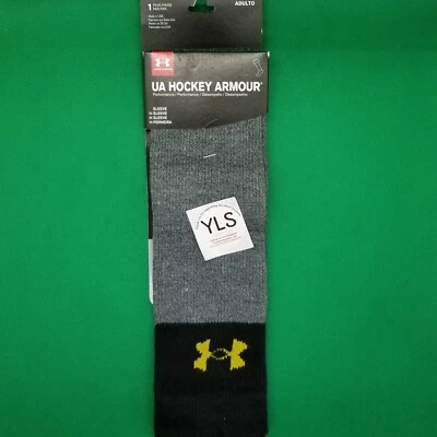 UA Adult Medium 4-8.5  HOCKEY ARMOUR PERFORMANCE Leg Sleeves 'Level 4'Socks NEW - Image 1 of 4