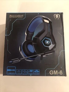 Beexcellent GM-6 Gaming Headset Pro & Microphone XBOX One PS4 PC Tablet - Picture 1 of 10