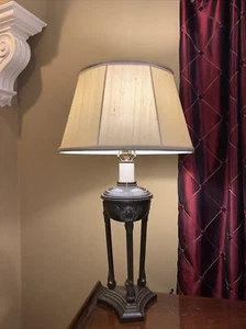 VTG ART DECO Robert Abbey Heavy Table Lamp Signed MINT - Picture 1 of 8