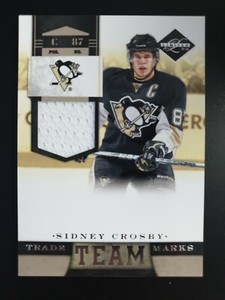 2011-12 Limited Team Trademarks Materials #16 Sidney Crosby #90/99