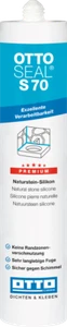 OTTO CHEMIE S70 Premium Naturstein Silikon 310ml Kartusche Farbe Edelstahl C197 - Bild 1 von 4
