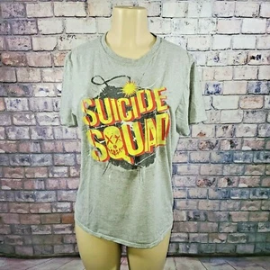Unisex T-Shirt kurzärmliges Oberteil hellgrau Suicide Squad Größe M - Bild 1 von 5