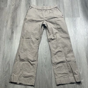 DULUTH Trading Co. Sommer Gewicht Chino weites Bein Pull-On Hose beige Größe 6 Reg - Bild 1 von 8