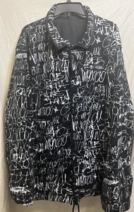 NIKE Club America Men’s Black White Reversible Woven Fleece Snap Jacket Size XXL - Picture 1 of 4