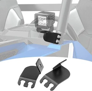Front A Pillar Mount Bracket For 4'' Light bar For 2016-21 Polaris General - Picture 1 of 9