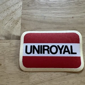 Vintage Uniroyal Reifen Arbeitshemd Uniform Jacke Mütze Bügelbild Patch - Bild 1 von 6