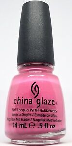 China Glaze Nail Polish BEAUTY WITHIN 1141 Cream Vibrant Hot Pink Manicure
