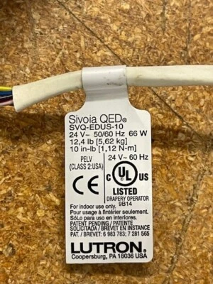 路创 Sivoia QED SVQ-EDUS-10 卷帘电机-价格 2 单元 — 第 1/4 张图片