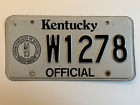 2000s Kentucky OFFICIAL License Plate Very Good Condition