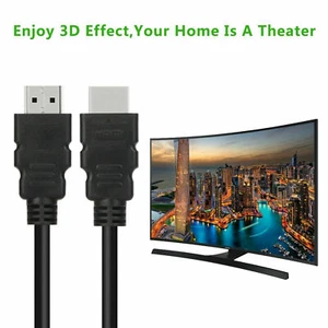 HDMI Cable 1.4 4K 3D HDTV PC Xbox ONE PS4 High Speed Plug 3 6 10 16 32 65 FT LOT - Picture 1 of 6