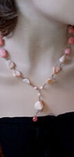 LILLY PULITZER 925,CONCH  SHELL BEAD NECKLACE 19"