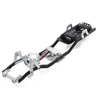 313mm Wheelbase Metal Chassis Frames Prefixal Gearbox for 1/10 RC SCX10 II 90046 - Image 1 of 4