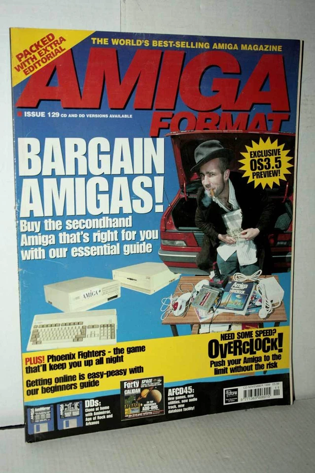 RIVISTA AMIGA FORMAT NUMERO 129 NOVEMBRE 1999 USATA EDIZIONE INGLESE VBC 48787 - Immagine 1 di 1