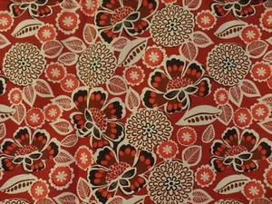  Flores de lujo redondas, blancas grabadas, rojas, hojas blancas, hechas a mano para ventanas VALANZAS  - Imagen 1 de 5