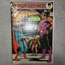 Worlds Finest Comic #200 DC Comics Presents Superman & Robin Neal Adams Feb 1971