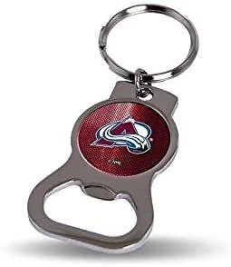 Colorado Avalanche Metal Bottle Opener Key Chain Tag Cover