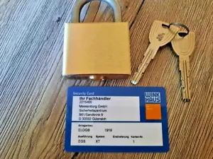 Candado de alta seguridad Winkhaus X-tra 85/1 con 2 llaves - Imagen 1 de 7