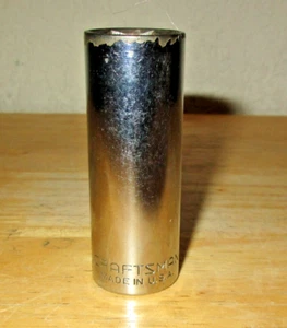 Vintage Craftsman 11/16" Deep Socket 3/8" Drive Inverted G Model 43336 U.S.A - Picture 1 of 16