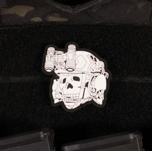 Dead Of Night Skull PVC Patch - Picture 1 of 1