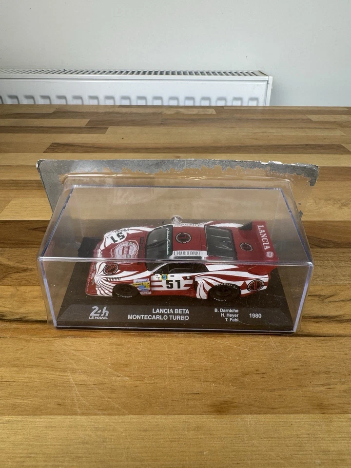 Coche modelo Lancia Beta Montecarlo Turbo #51 24h Le Mans 1980 - 1:43 IXO 24LM03 Foto 1 de 4