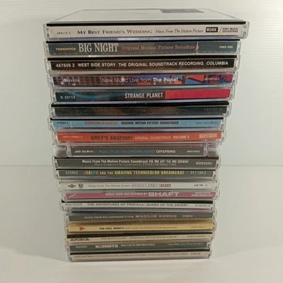 Movie / TV / Musical Soundtrack CD Bulk Bundle Lot x 19 Albums - image 1 of 4