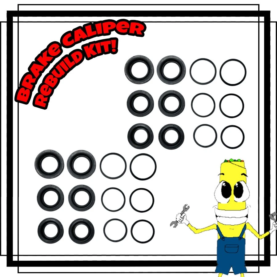 Kit de reparación de pinza de freno de disco delantera para Mercedes-Benz SL600 2008-2009 Foto 1 de 1