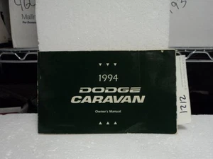 1994 94 CARAVAN * OEM * OWNERS MANUAL OWNER'S HANDBOOK GUIDE 2121 - Bild 1 von 2
