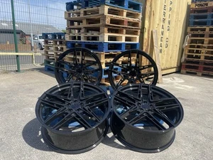 22" TESLA MODEL X ALUWERKS SHURIKEN ALLOY WHEELS NEW CLEARANCE UK SELLER - Picture 1 of 9
