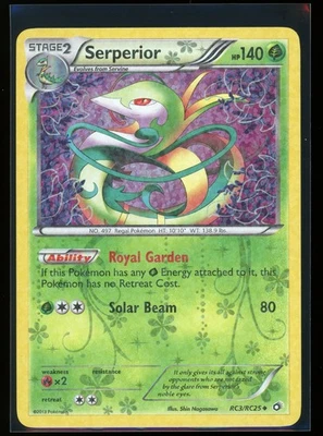 Serperior RC3/RC25 Legendary Treasures Radiant Collection 2013 Pokémon Card LP - Image 1 of 2
