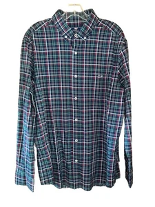 Vineyard Vines Classic Fit Tucker Shirt Plaid Button Up Cotton Size L NWT - Picture 1 of 5