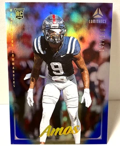 2025 Luminance Trey Amos Blue /150 Commanders #163 Rookie Card - Bild 1 von 2