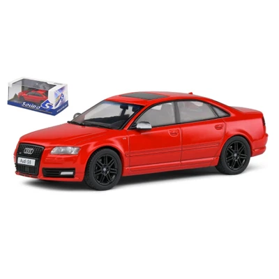 AUDI S8 D3 2010 RED W/BLACK LINE 1:43 Solido Auto Stradali Modellino Nuovo - Immagine 1 di 2
