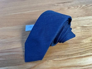 Impresionante Corbata Hackett Oxford Indigo 100% Algodón Estilo Denim Nueva con Etiquetas Precio de venta sugerido por el fabricante 100 GBP - Imagen 1 de 7