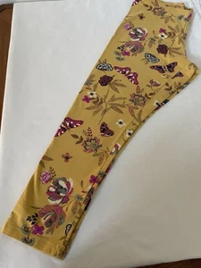 Leggings full length for girls Size XL Mustard Color - Picture 1 of 2