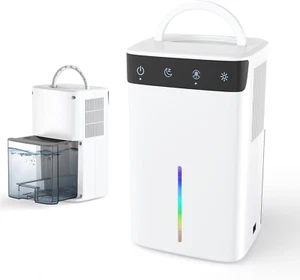 Deumidificatore 2600 ML Piccolo Deumidificatore Sbrinamento Automatico Con 7 Col - Foto 1 di 12