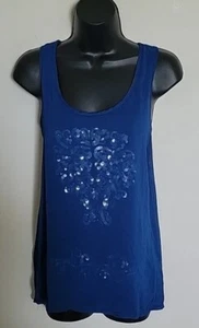 Fenn Wright Manson Sleeveless Sequined Top Size Large Great Condition  - Picture 1 of 4