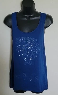 Fenn Wright Manson Sleeveless Sequined Top Size Large Great Condition  - Image 1 of 4