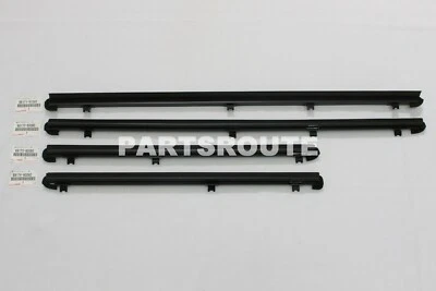 Juego de impermeabiliza de vidrio para puerta interior delantera trasera Toyota 4Runner GX460 2010-2020 OEM Foto 1 de 4