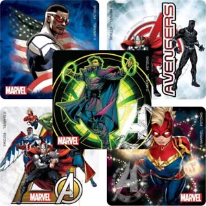 25 Marvel Avengers Force Stickers Party Favors Teacher Supply Thor Hulk - Picture 1 of 1