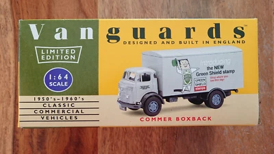 Corgi Lledo Vanguards VA28001 Commer Boxback Lorry Green Shield Stamps 1:64 NEW - Image 1 of 4