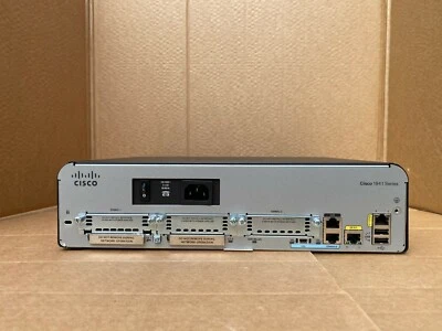 Cisco 1941 with PoE PSU & with SecurityK9 & IPBaseK9 Licenses IOS 15.6 (Inc VAT) - Image 1 of 4