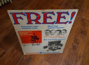 How to Watch Football like an Expert by Leo Fischer Book Advertising Standee  - Picture 1 of 8