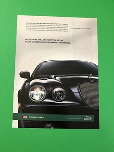 2002 2003 JAGUAR S-TYPE R ORIGINAL VINTAGE PRINT AD ADVERTISEMENT PRINTED - Picture 1 of 1