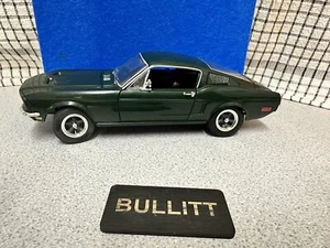 Ertl American Muscle 1968 Ford Mustang 'Bullitt' 1:18 scale diecast model 33118 - Picture 1 of 17