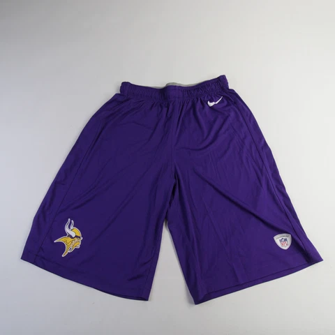 Minnesota Vikings Nike NFL Training Practice Shorts Men's Purple New Cover