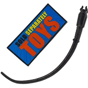Coleco Sectaurs General Spidrax WHIP broken original black weapon accessory READ - Picture 1 of 15