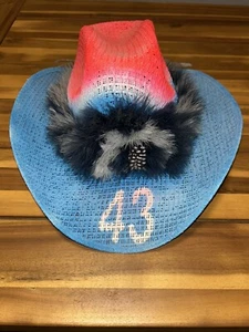 Richard Petty 43 NASCAR Feathers Cowboy Hat Rare AOP All Over Print Colors - Picture 1 of 7