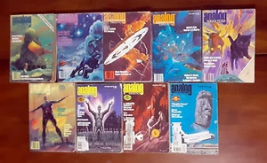 9 ANALOG Magazines from the YEAR 1980 - Science Fiction - Job lot - Picture 1 of 1